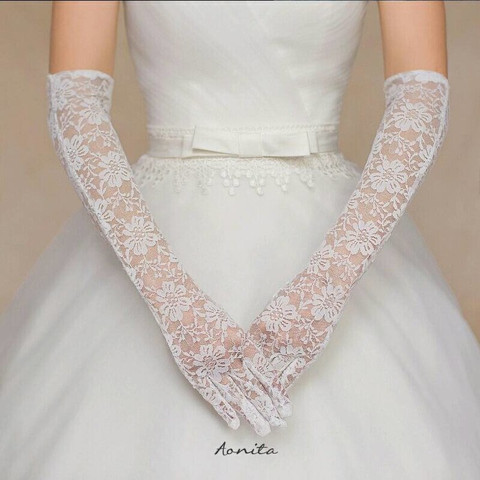 Arumi Long Gloves - Sarung Tangan Wedding Wanita