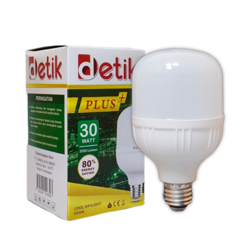 DETIK Plus Lampu LED Capsule 30 Watt - Cahaya Putih