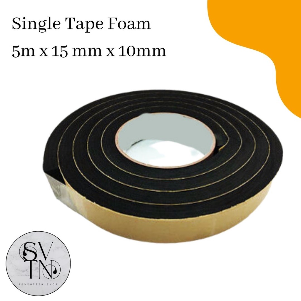 Single Tape Foam 5m x 15mm x 10mm  - Foam Tape