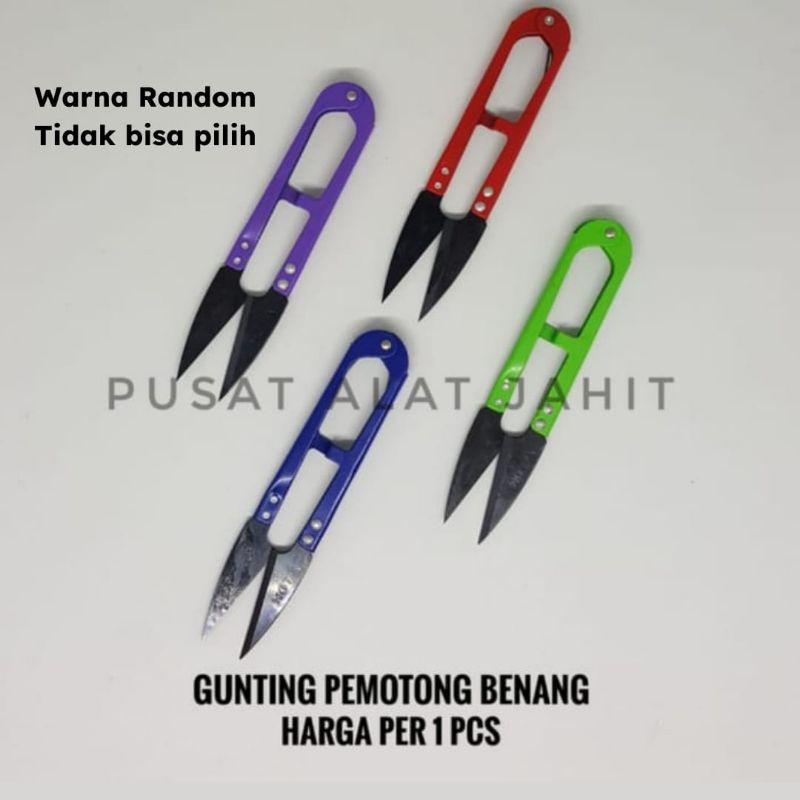

GUNTING BENANG WARNA 12.5CM ALAT PEMOTONG POTONG THREAD CUTTER CEKRIS