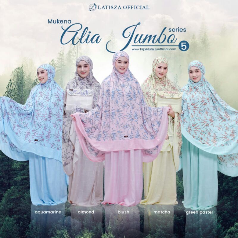 READY STOK ✅✅ MUKENA POTONGAN JUMBO ✅ MUKENA ALIA JUMBO SERIES ✅ LATISZA HIJAB