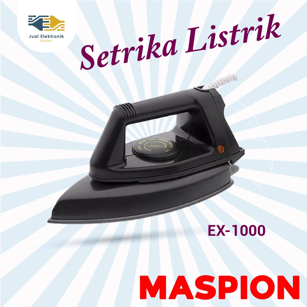 Setrika Listrik Iron Elektric Maspion EX-1000 Harga Terbaik