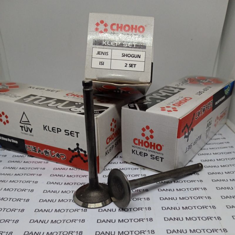 KLEP SET PAYUNG KLEP VALVE CHOHO SHOGUN - SHOGUN 110 SMASH SHOGUN 125 SP