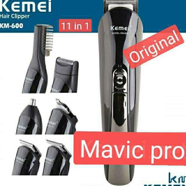 Alat Cukur Rambut Kemei KM 600 Cukur Kumis Jenggot Bulu Hidung Ukir