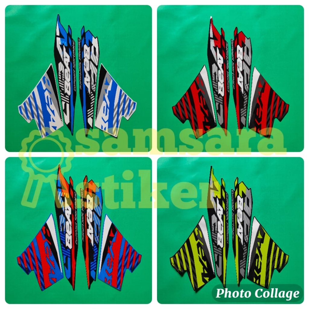 Stiker ls body Motor honda  beat cbs 2021