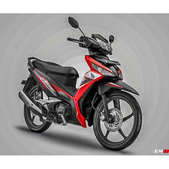 sayap tebeng kap samping Supra x 125 fi injeksi k41 merah set kanan kiri non ori