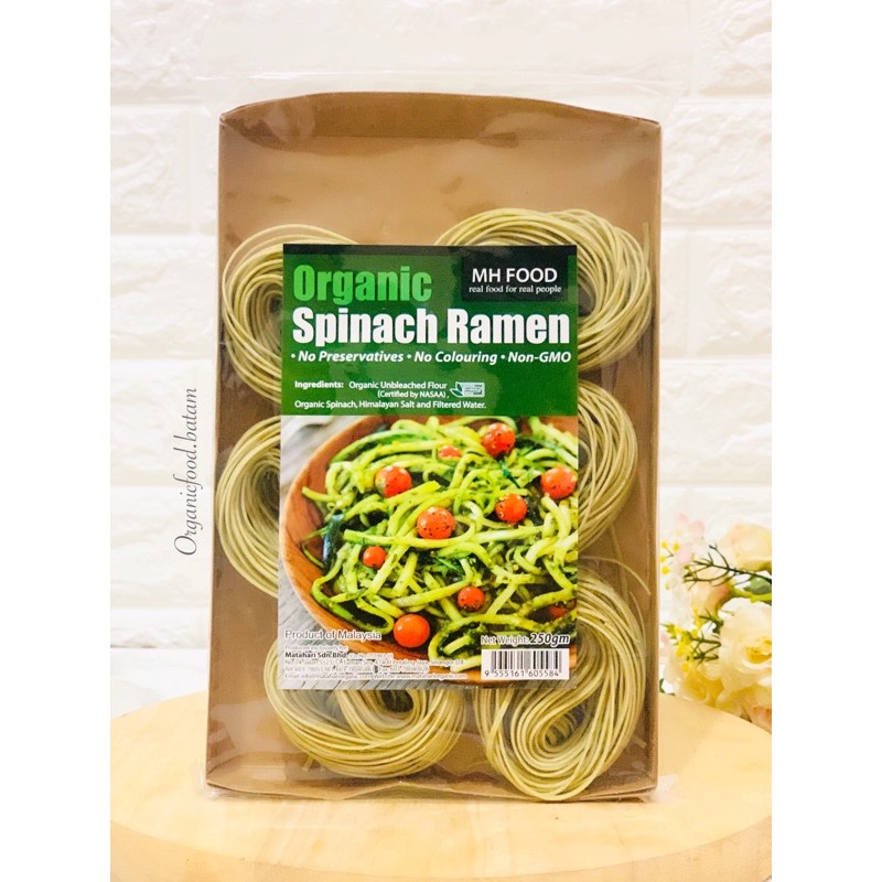 

MH Food Spinach Ramen 250g