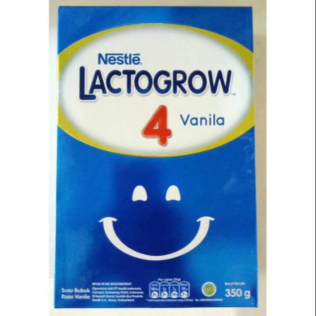 Lactogrow 4 Vanila/Madu 350gr