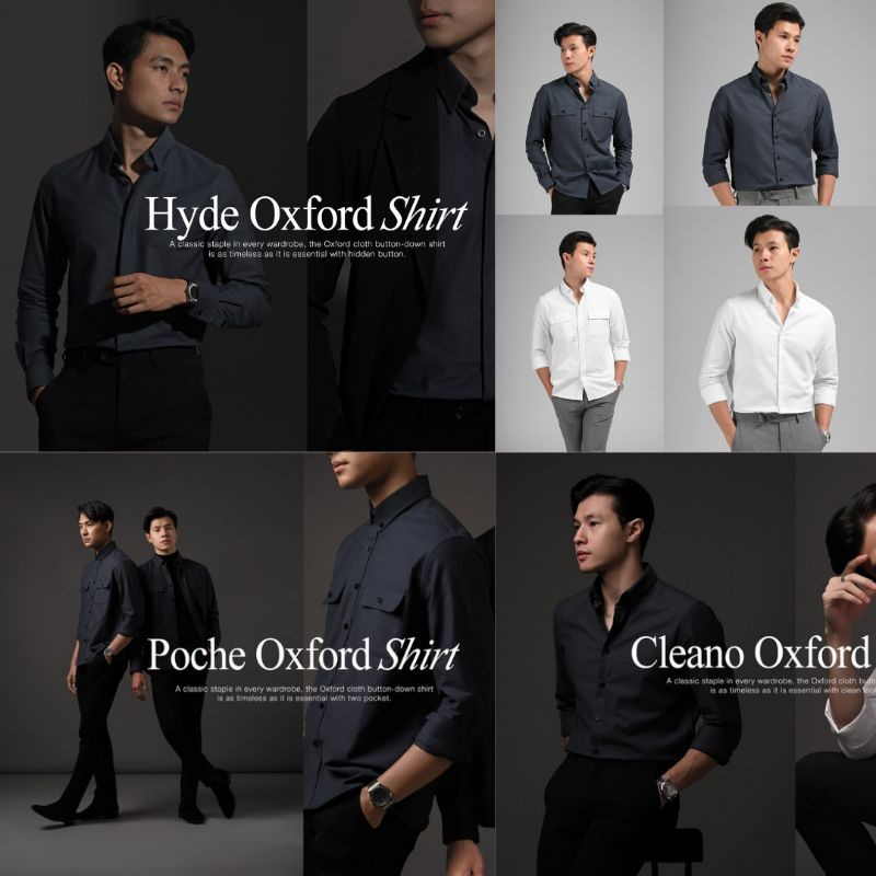 MALE ID POCHE CLEANO HYDE OXFORD SHIRT By Heymale. id