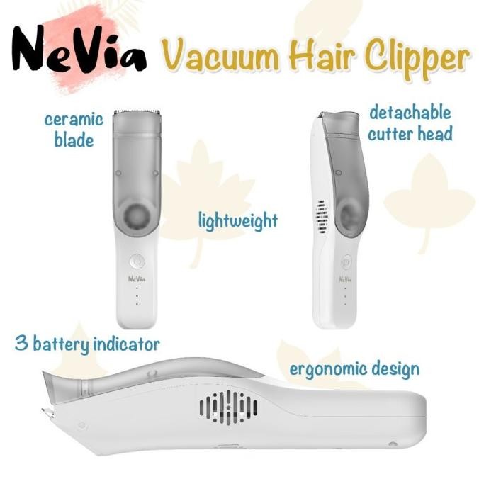 Nevia Vacuum Hair Clipper | Alat Cukur Khusus Anak