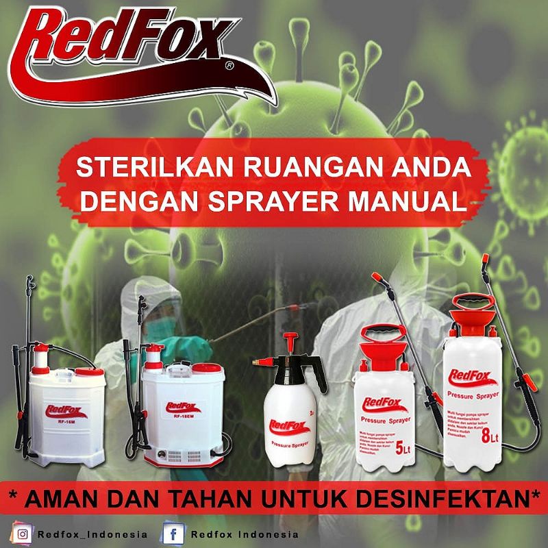 sprayer redfox / hand sprayer / semprotan disinfektan / semprot hama