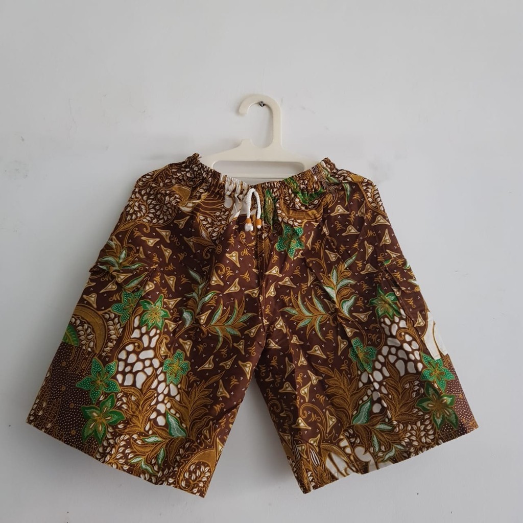 Celana Pendek Wanita Untuk Tidur Motif Batik Ukuran All Size