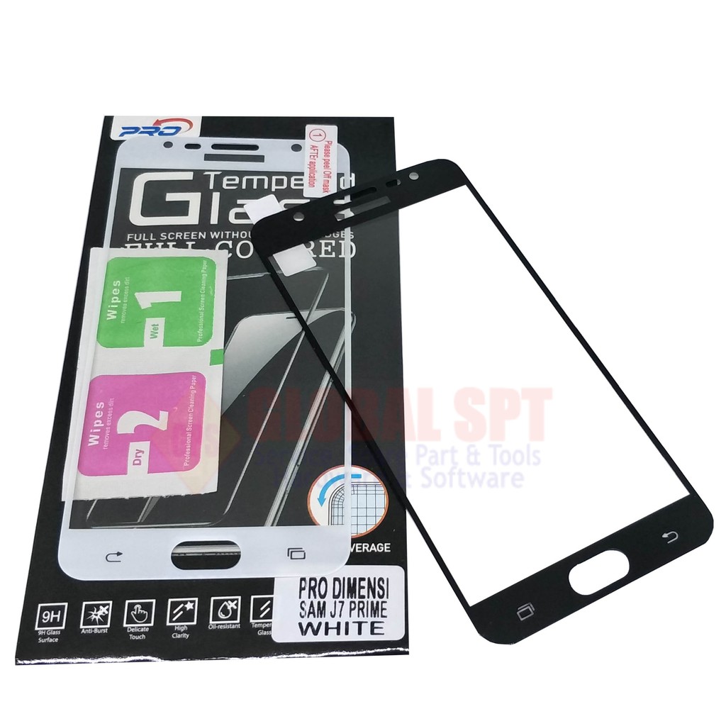 ANTIGORES KACA SAMSUNG J7 PRIME / G610 FULL WARNA / TEMPERED GLASS / AG TG G610F