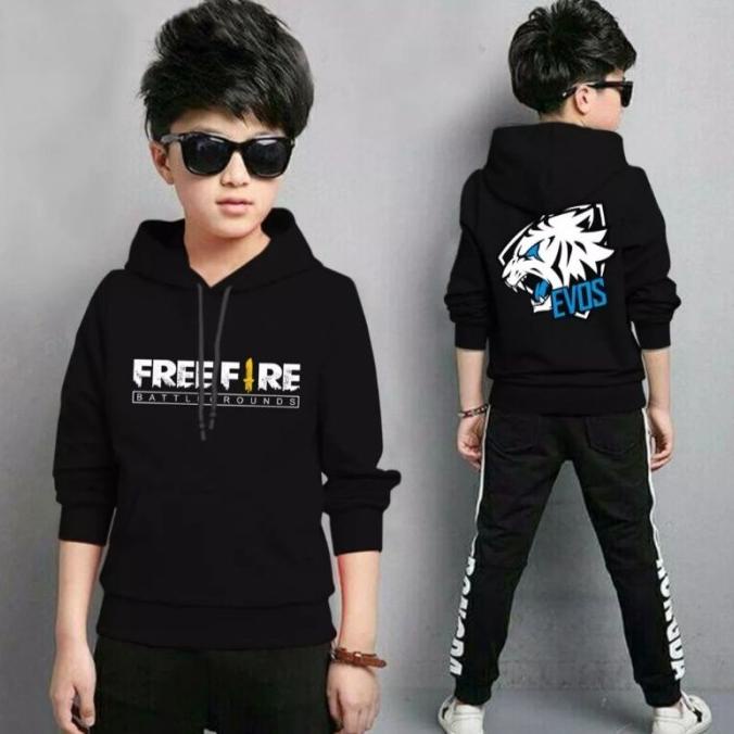ORIGINAL Sale Jaket Anak Laki-laki FF Evos Usia 5-13 thn Realpict Bisa COD sx