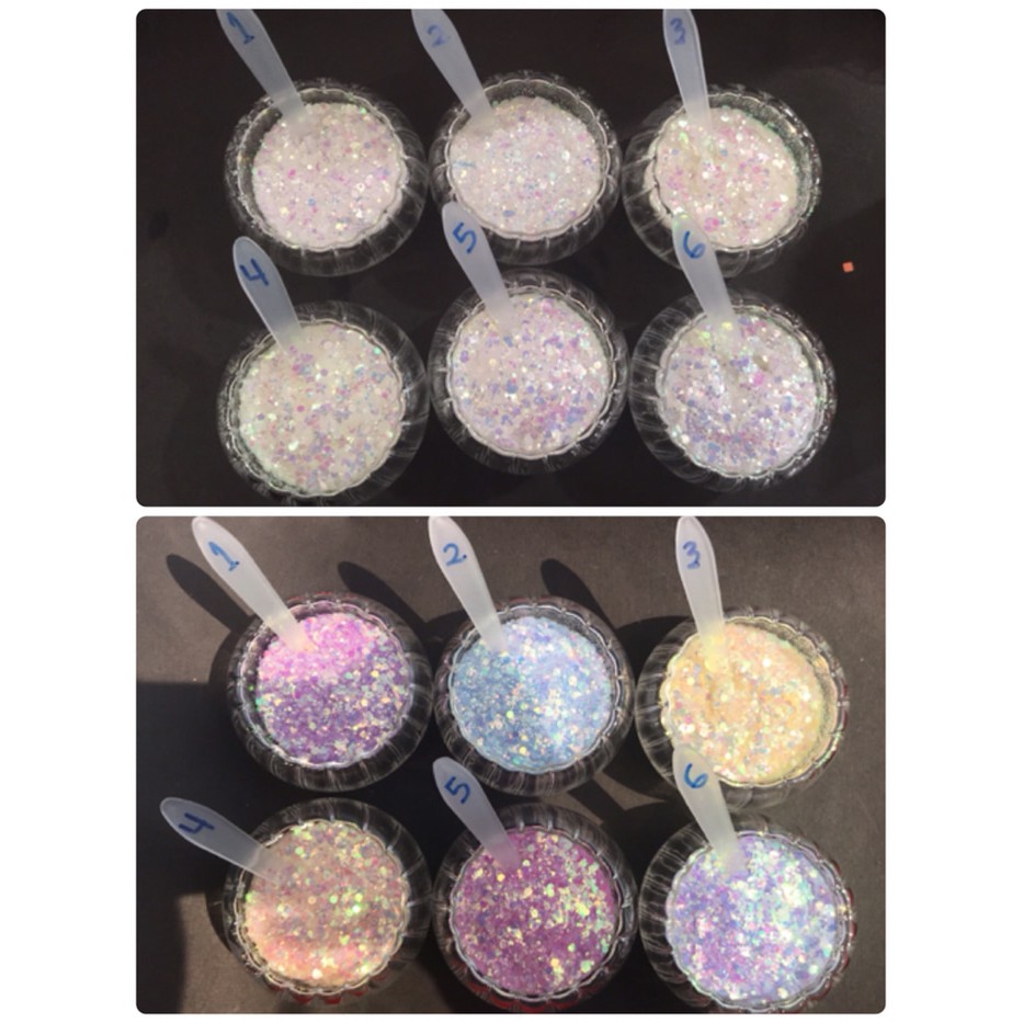 Uv glitter ultraviolet glitter colour shifting glitter naik art