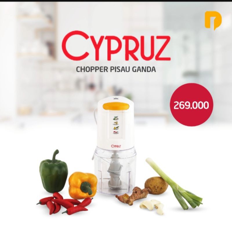 chopper cypruz pisau ganda
