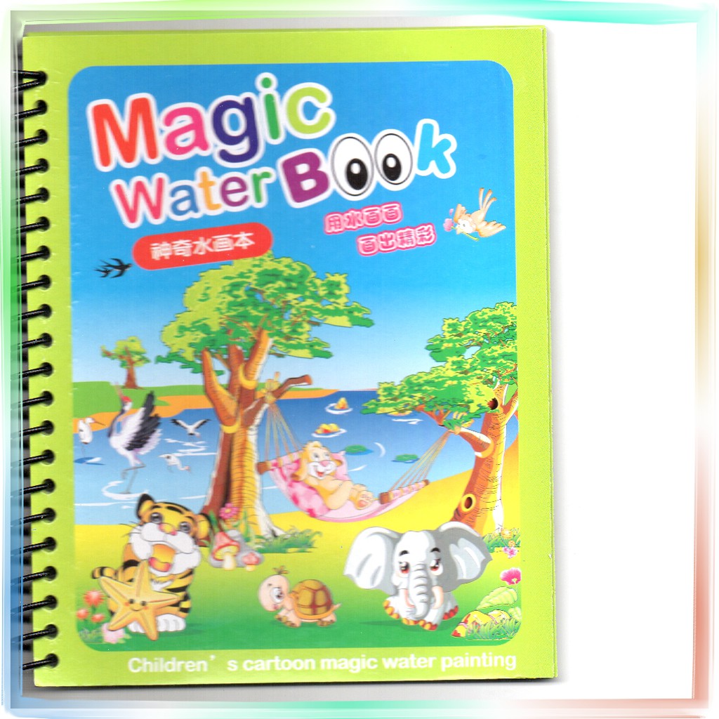 

Water Magic Book Buku Mewarnai Anak Dengan Pena Air Seri Jungle Hutan