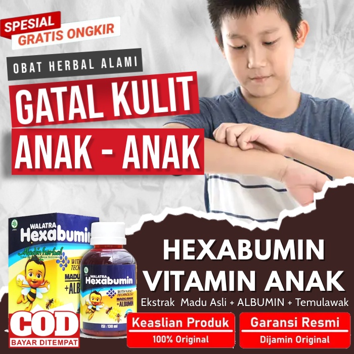 Obat Gatal Kulit Anak  - Obat Alergi Gatal Kulit Biduran, Alergi dingin, Obat Cacar Air Anak, Obat G