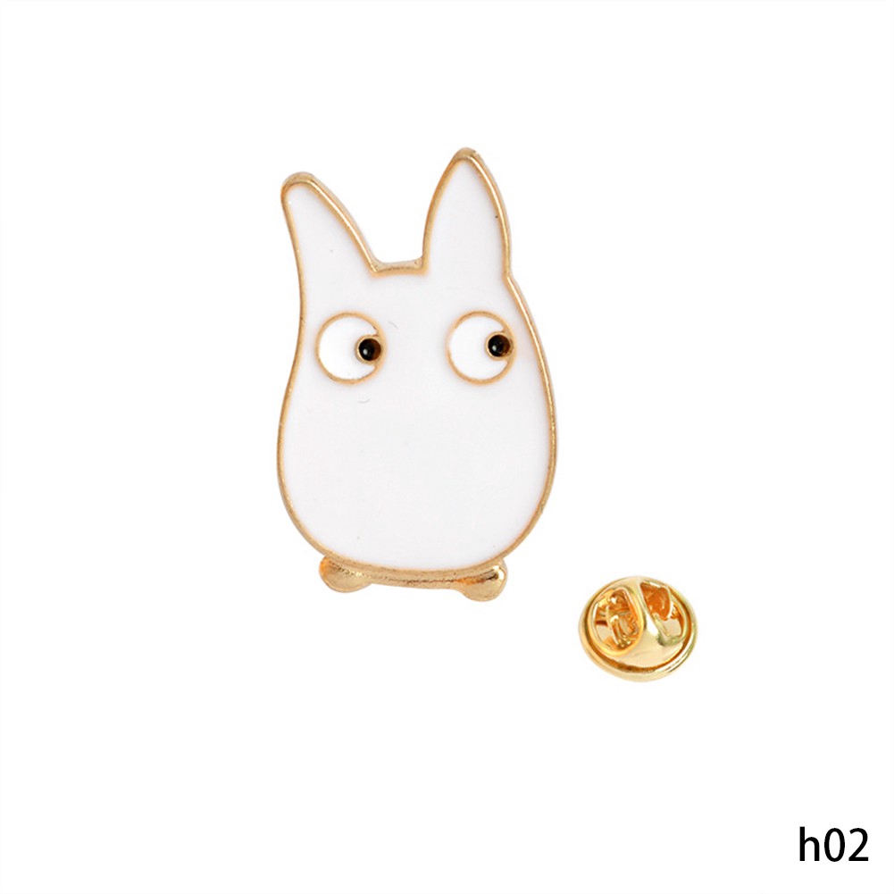 antennababy Pin Bros Bentuk Totoro Lucu Bahan Alloy-1