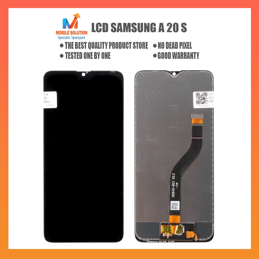 Grosir LCD Samsung A20S  original 100% Fullset Touchscreen Garasin 1 Bulan + Packing / Bubbel