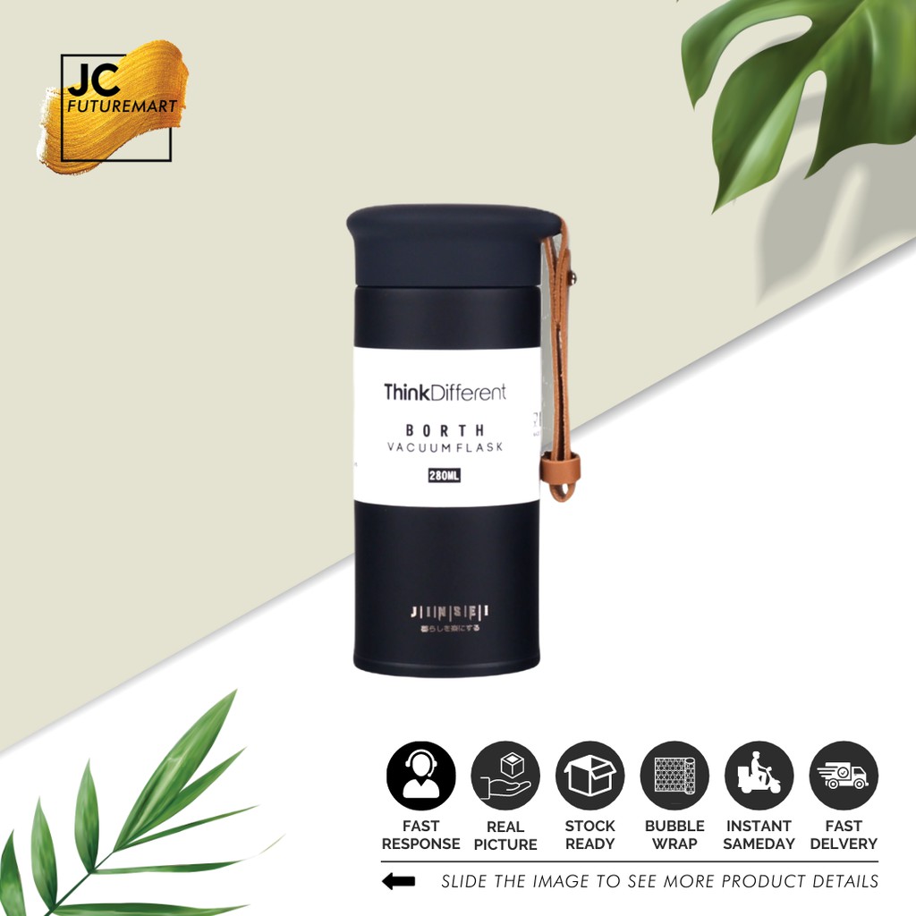 TUMBLER KOPI THERMO CUP 280ML - VACUM MUG - BOTOL AIR MINUM