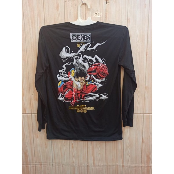 T-SHIRT MONKEY D LUFFY LENGAN PANJANG TERBARU