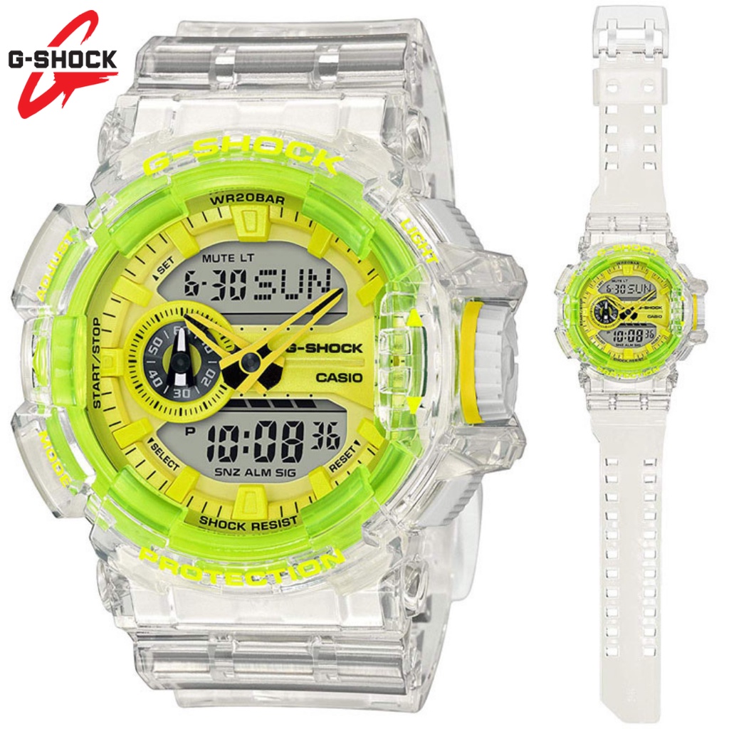 CASIO GSHOCK GA-400 FULLSET DUALTIME ANALOG DIGITAL - AUTOLIGHT