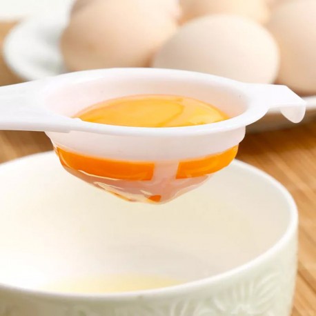 Alat Pemisah Kuning Telur Putih Saringan Sendok Egg Yolk Separator Baking Tools Peralatan Masak Diet Telor Dapur