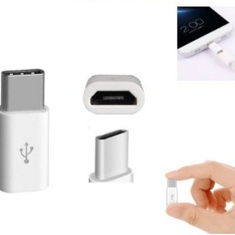 Konverter Micro USB To USB Type C - Sambungan Charger Connector Micro