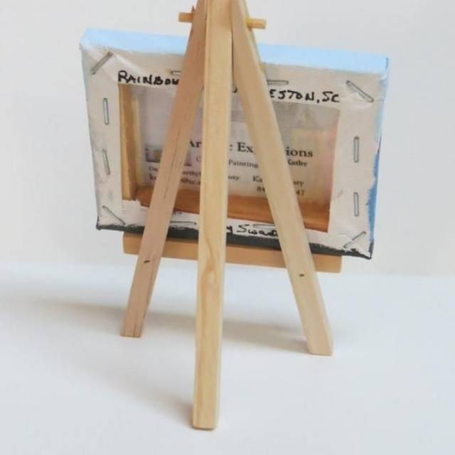 

STANDING TRIPOD MINI KAYU KAKI PENYANGGA PAPAN TULIS KAPUR DEKORASI WEDDING PESTA CAFE PAPAN MENU