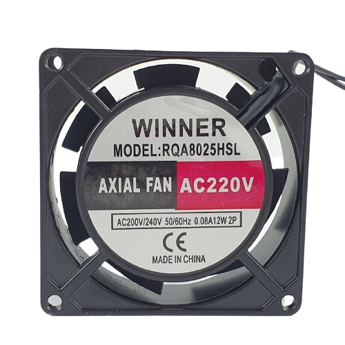 Kipas Pendingin Winner 8cm Cooling Fan AC 8 x 8 x 2.5 cm RQA8025HSL