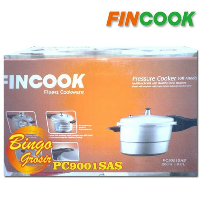 PANCI MASAK PRESSURE COOKER  FINCOOK PC9001SAS - Putih