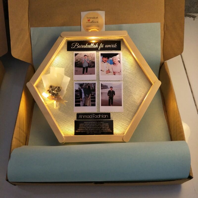 GIFT BOX HEXAGONAL PLUS LAMP SET || Hampers Hexa Unik || Kado unik | Kado murah | Kado™