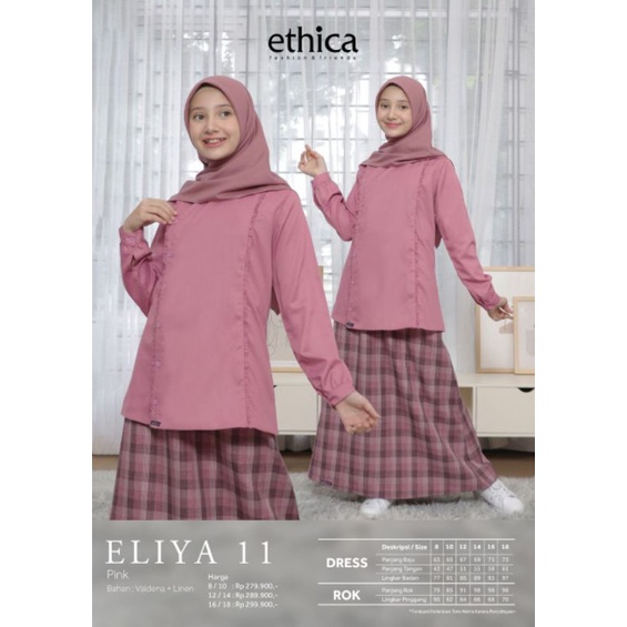 ETHICA DAILY SET SERIES ELIYA 11 ELIYA 011 SETELAN ROK