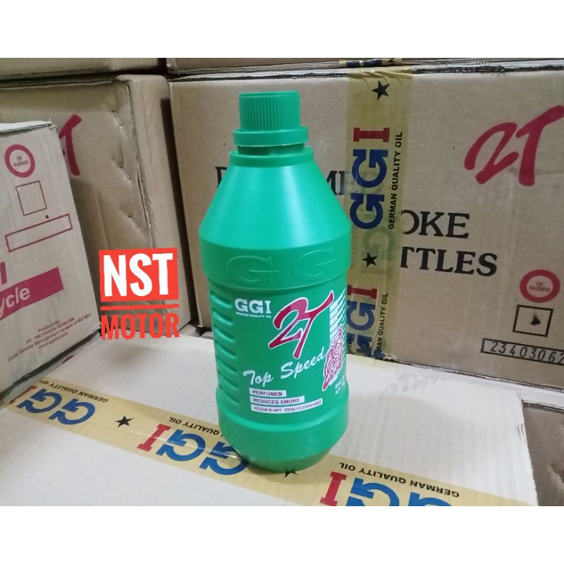 Oli Samping Oli Motor 2Tak GGI Top Speed Bulat 700 Ml