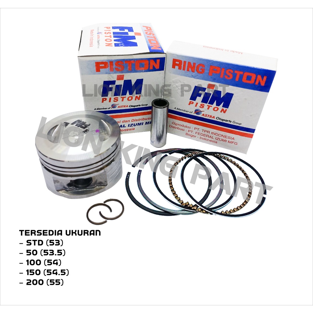 PISTON KIT VEGA ZR JUPITER Z ROBOT FIM69 FIM 69 PIN 13-2