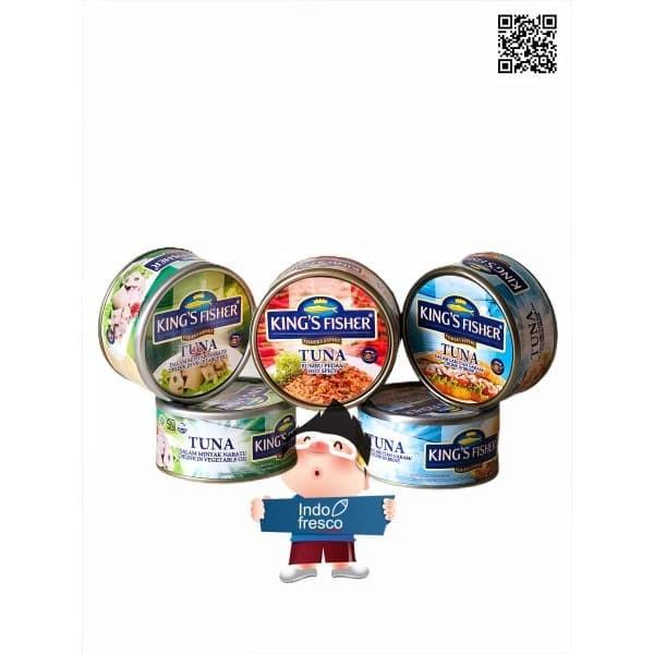 

Kaleng | Paket King'S Fisher Tuna In Canned- Daging Tuna Kaleng Mix 170 G-5Pc
