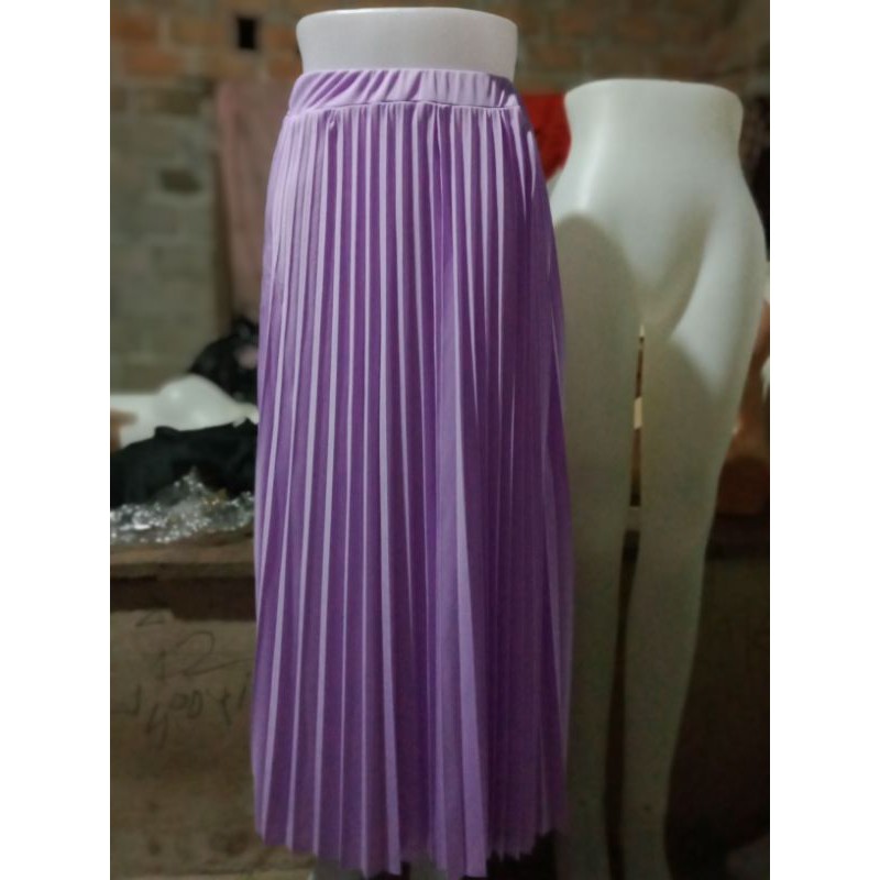 Rok plisket Warna Lilac