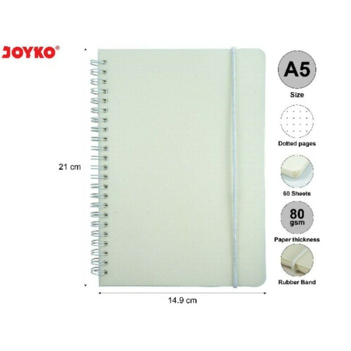 

Mudah Notebook Joyko A5 Nb 700 Dotted / Titik Limited