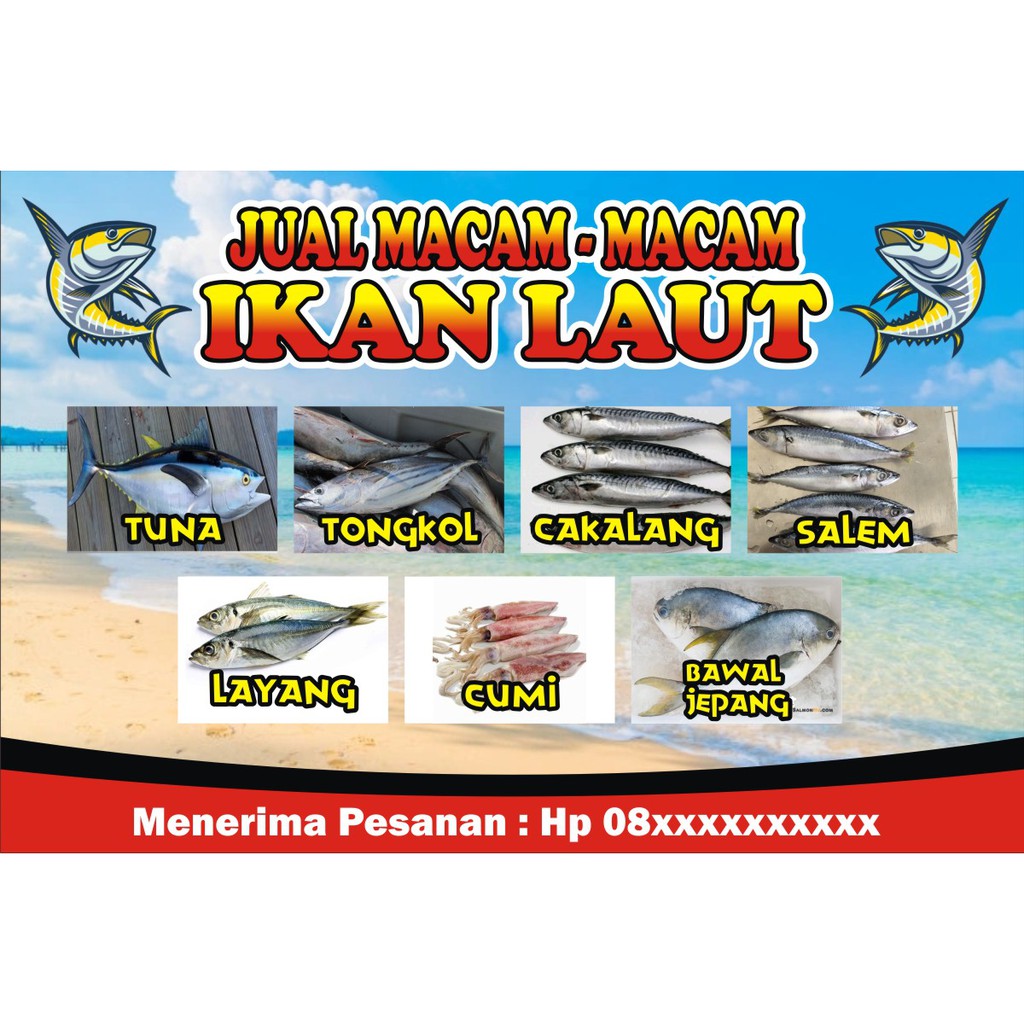 

Spanduk jual ikan segar | Spanduk Jual Ikan Laut Isi Bisa Request atau Custom