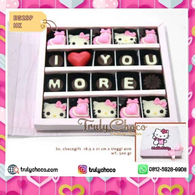 

Hadiah love edition 2020 coklat trulychoco EG20p hello kitty mickey