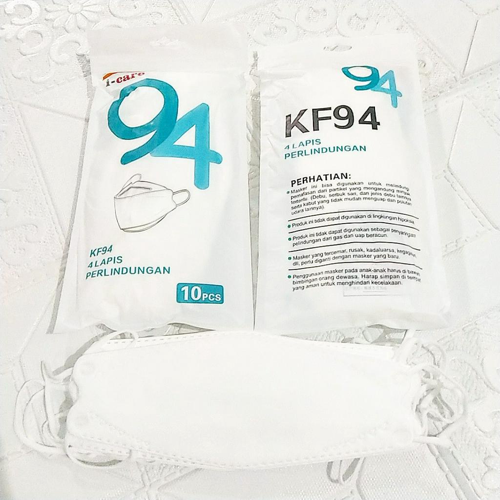 Masker KF94 Warna Korea Masker 4ply Disposable face mask Anti Viru dan Debu