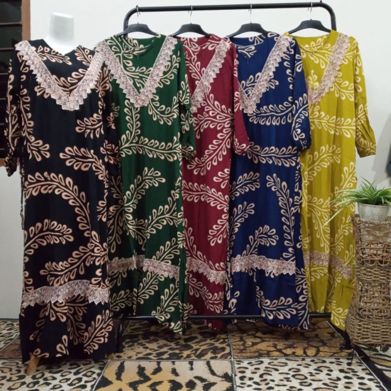 Daster Arab Panjang/ Daster Arab Renda/Longdress Arab (COD)