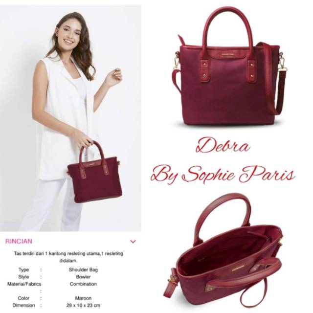 Tas selempang Sophie paris