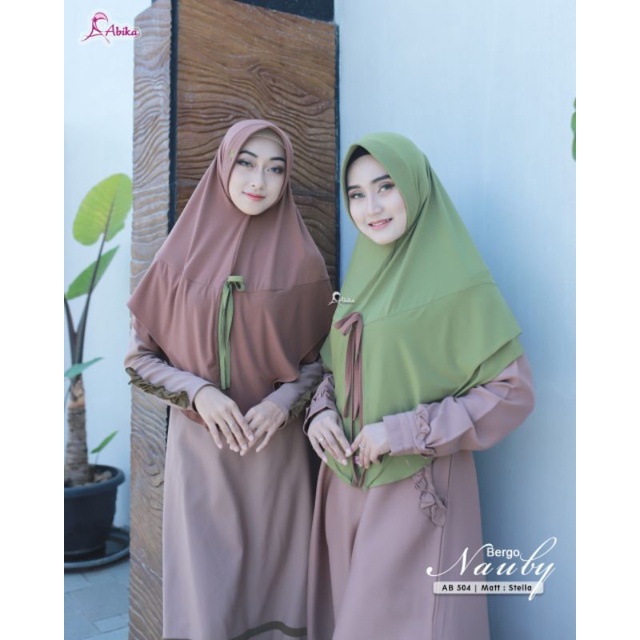 Bergo Nauby new abika/hijab new abika/hijab terbaru abika