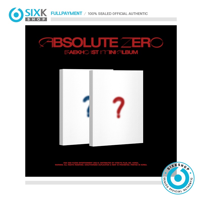 BAEKHO - 1st Mini Album Absolute Zero