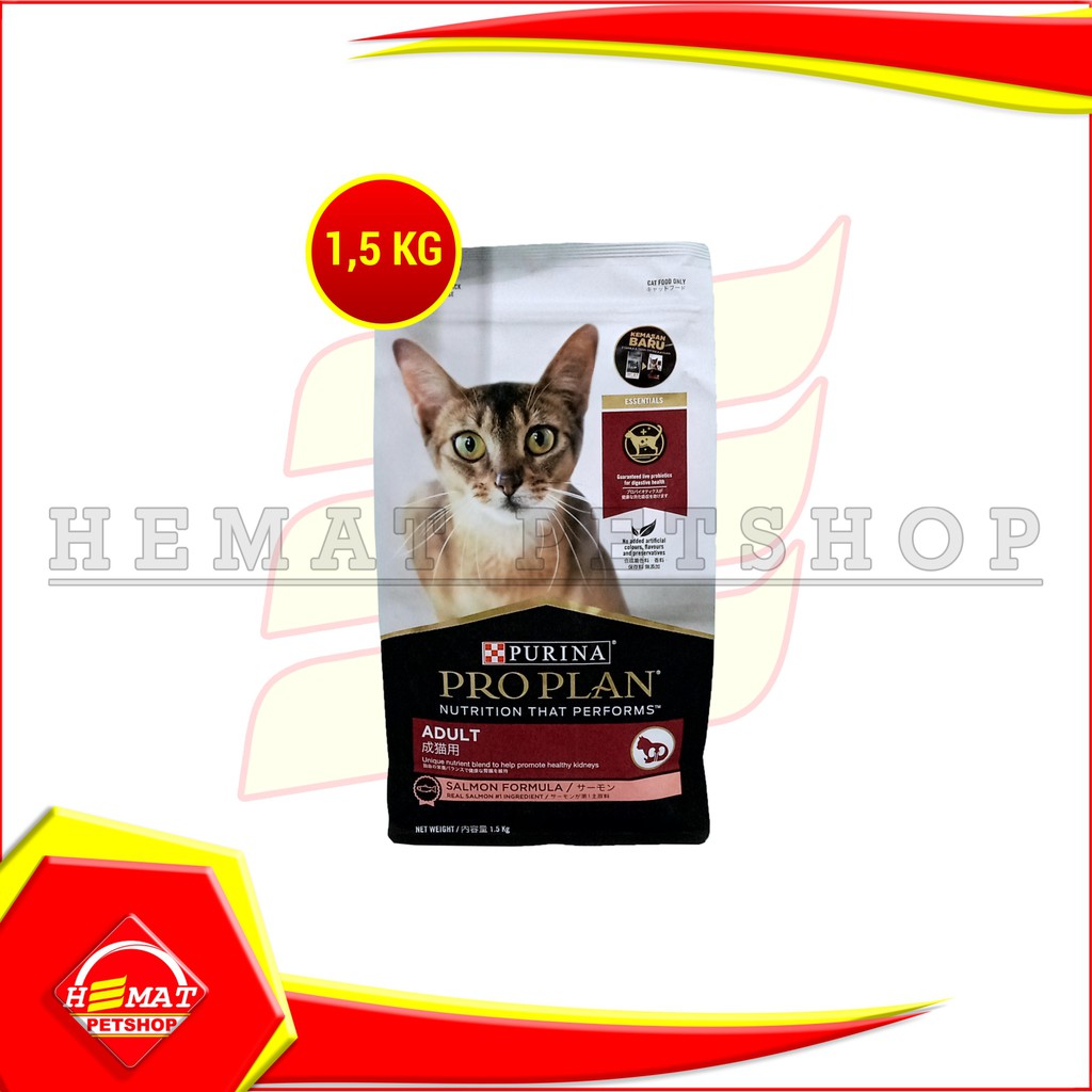 ProPlan Makanan Kucing Dewasa Adult Pro Plan Cat Food Salmon 1.5 KG