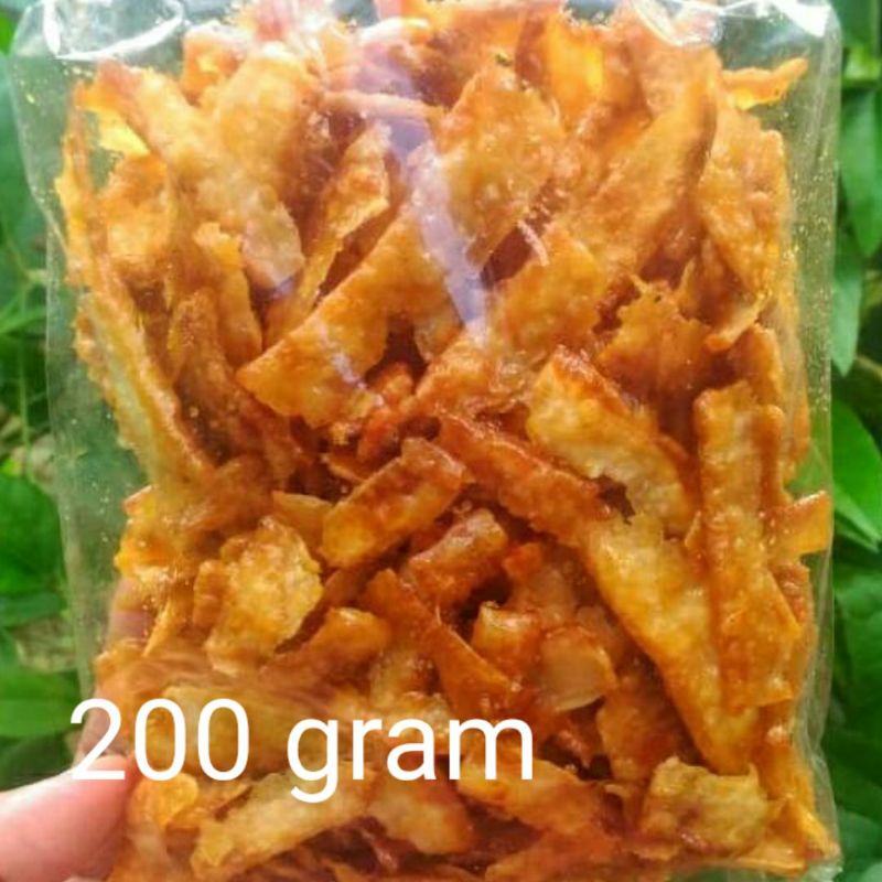 KERIPIK MANGGLENG 200 GRAM_PEDAS MANIS ASLI CILACAP