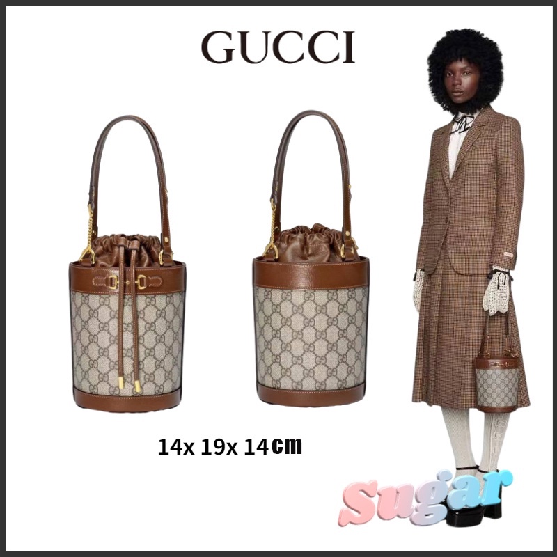 Gucci horsebit 1955 series small bucket bag/messenger bag/tote bag