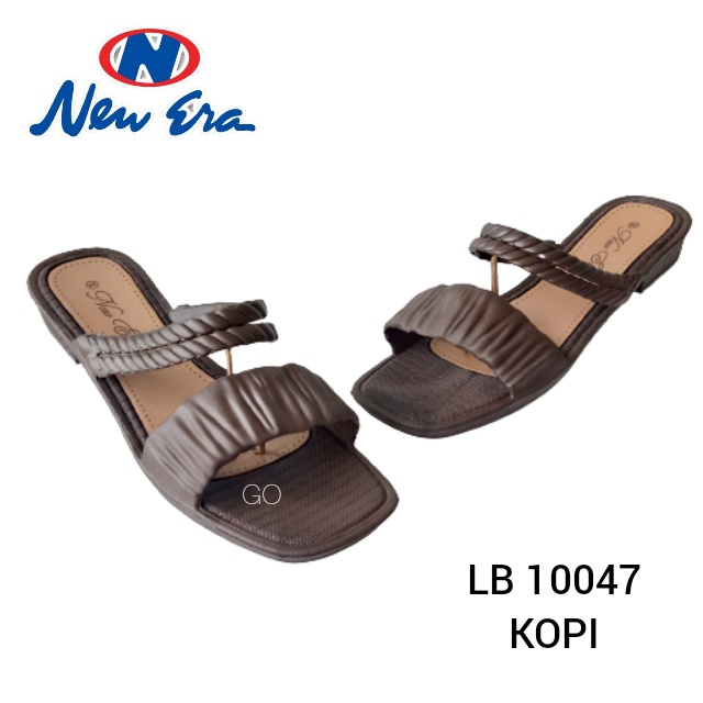 sogo NEW ERA LB 10047 Sandal Wanita Kerut Tali Belakang Sandal Slop Wanita Karet Sandal Wanita Casual Best Seller